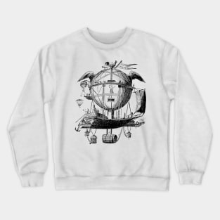 Victorian Airship Crewneck Sweatshirt